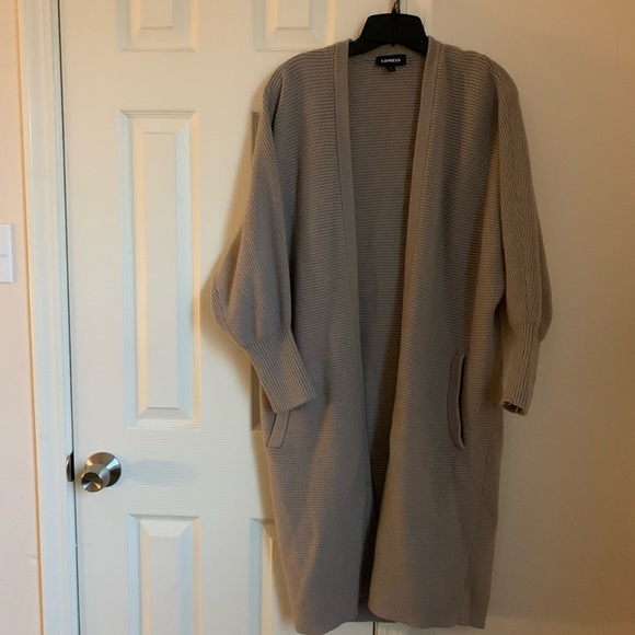 Express long ribbed cardigan - Picture 4 of 4